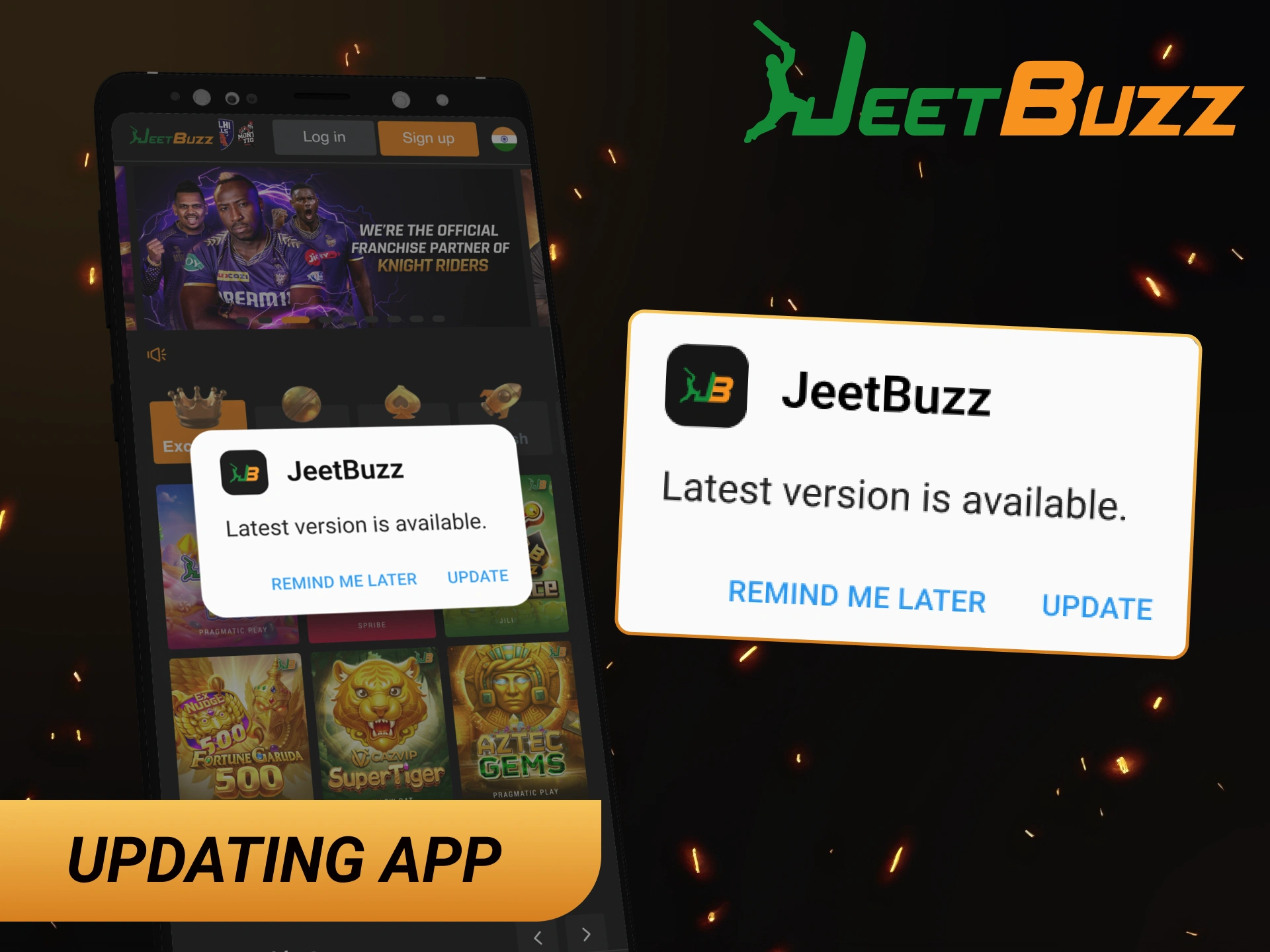 Keep your gaming experience seamless by updating the JeetBuzz app to the latest version.