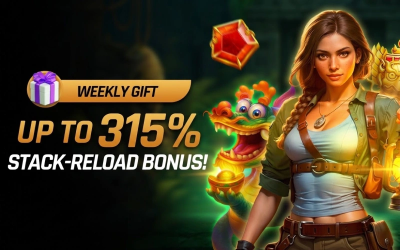 Enjoy massive rewards with the up to 315% stack-reload bonus on JeetBuzz.