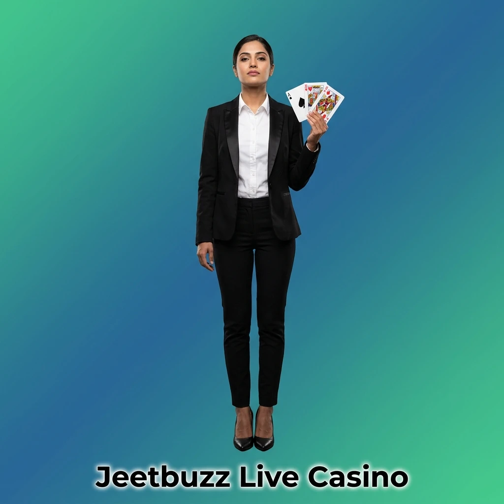 Jeetbuzz Live Casino with professional dealers streaming HD live roulette, blackjack, baccarat, Teen Patti and Andar Bahar